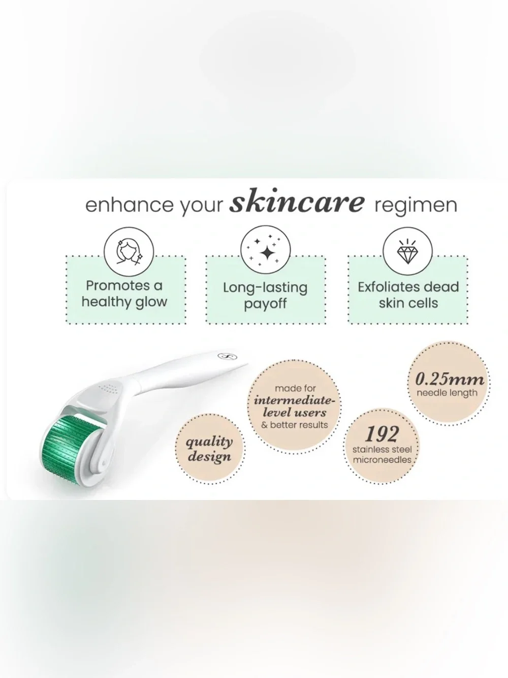 NWT Sdara at Home Derma Microneedling Roller